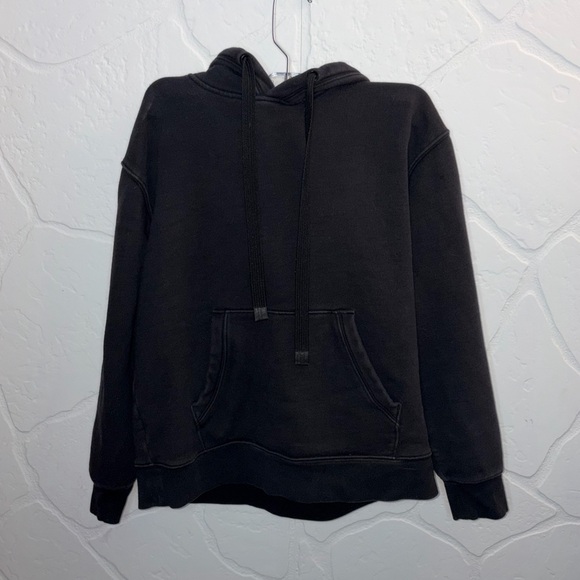 Athleta Sweaters - Athleta Charcoal Hoodie Sweater